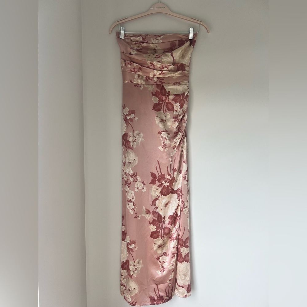 Reformation “Barrow” Silk Pink Dress